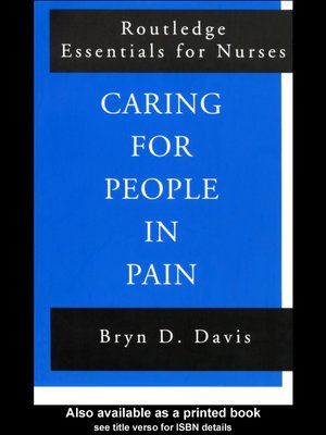 cover image of Caring for People in Pain